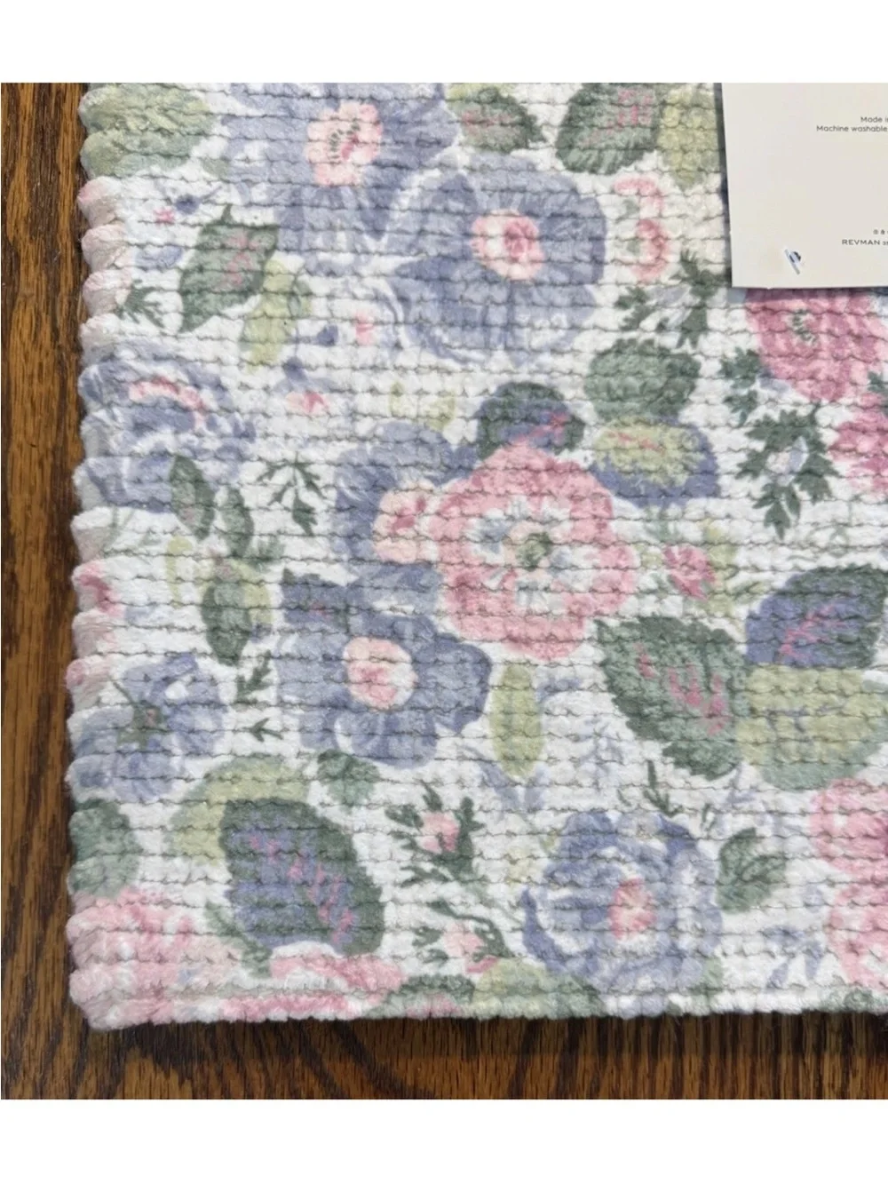 Laura Ashley RUG ~ Floral 17”x24” Machine Washable Non Slip Backing ~ Beautiful